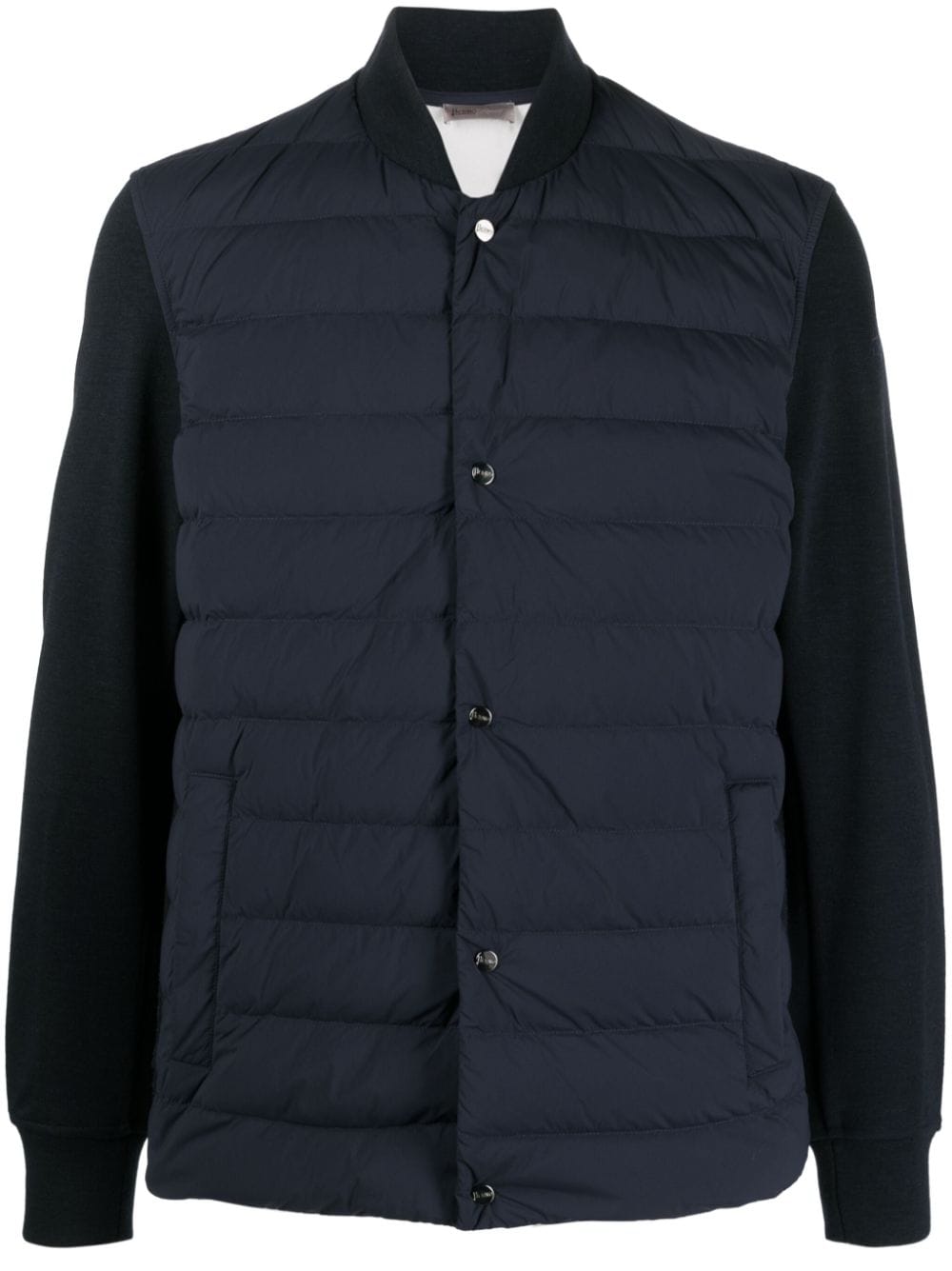 Herno contrasting-sleeves padded jacket - Blue von Herno