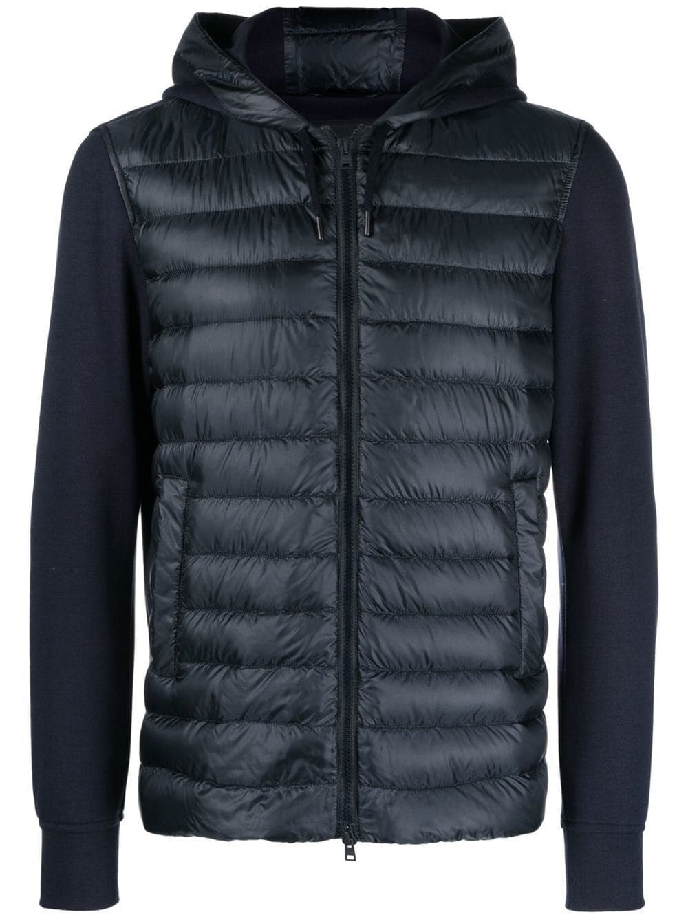 Herno contrasting-sleeves padded jacket - Blue von Herno