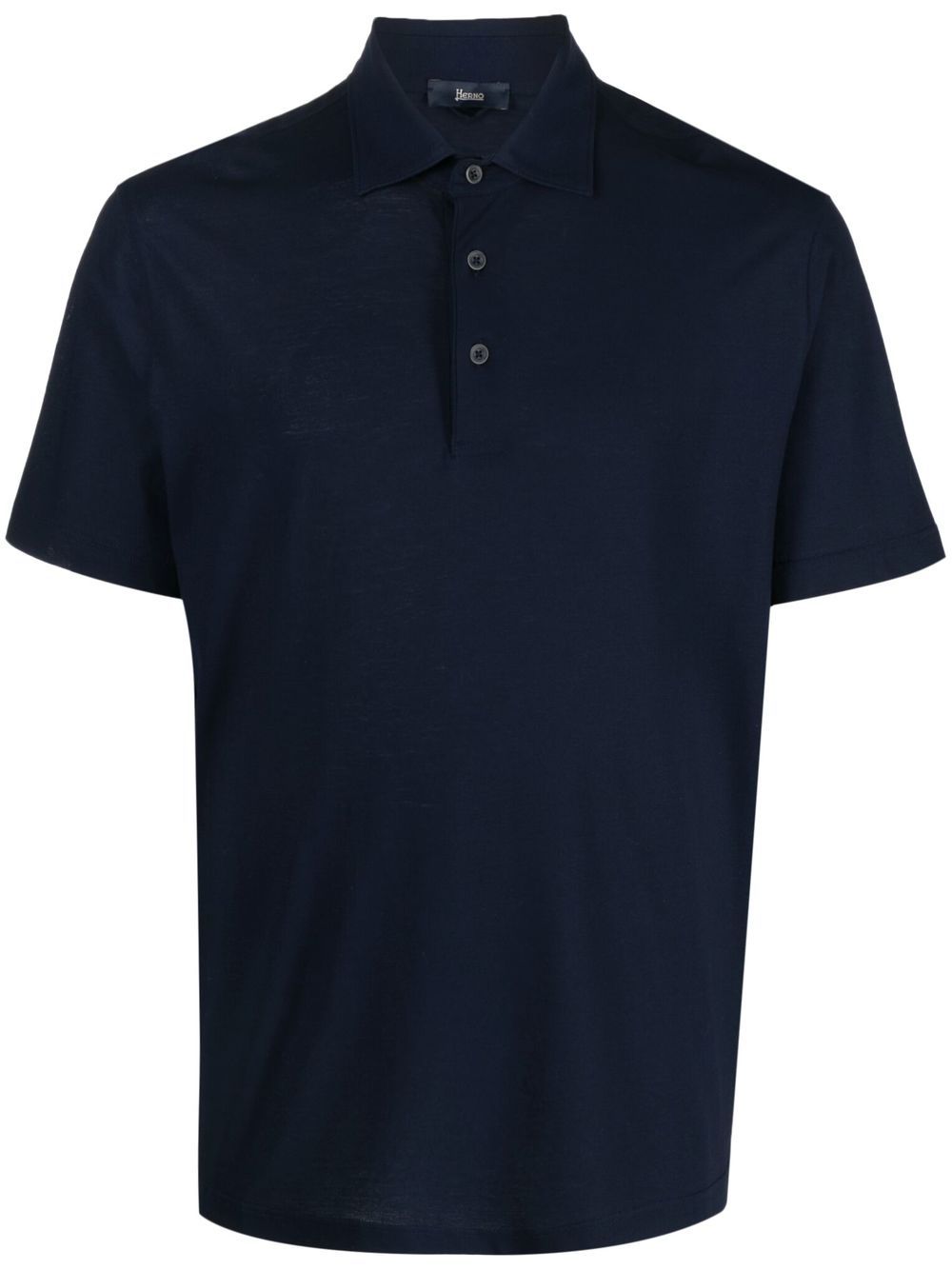 Herno cotton polo shirt - Blue von Herno