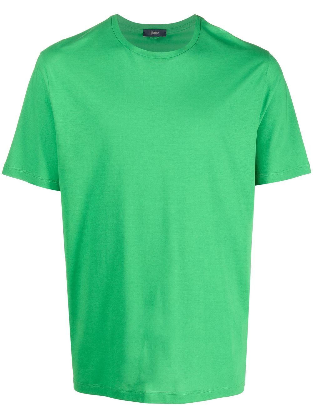 Herno crew-neck cotton T-shirt - Green von Herno