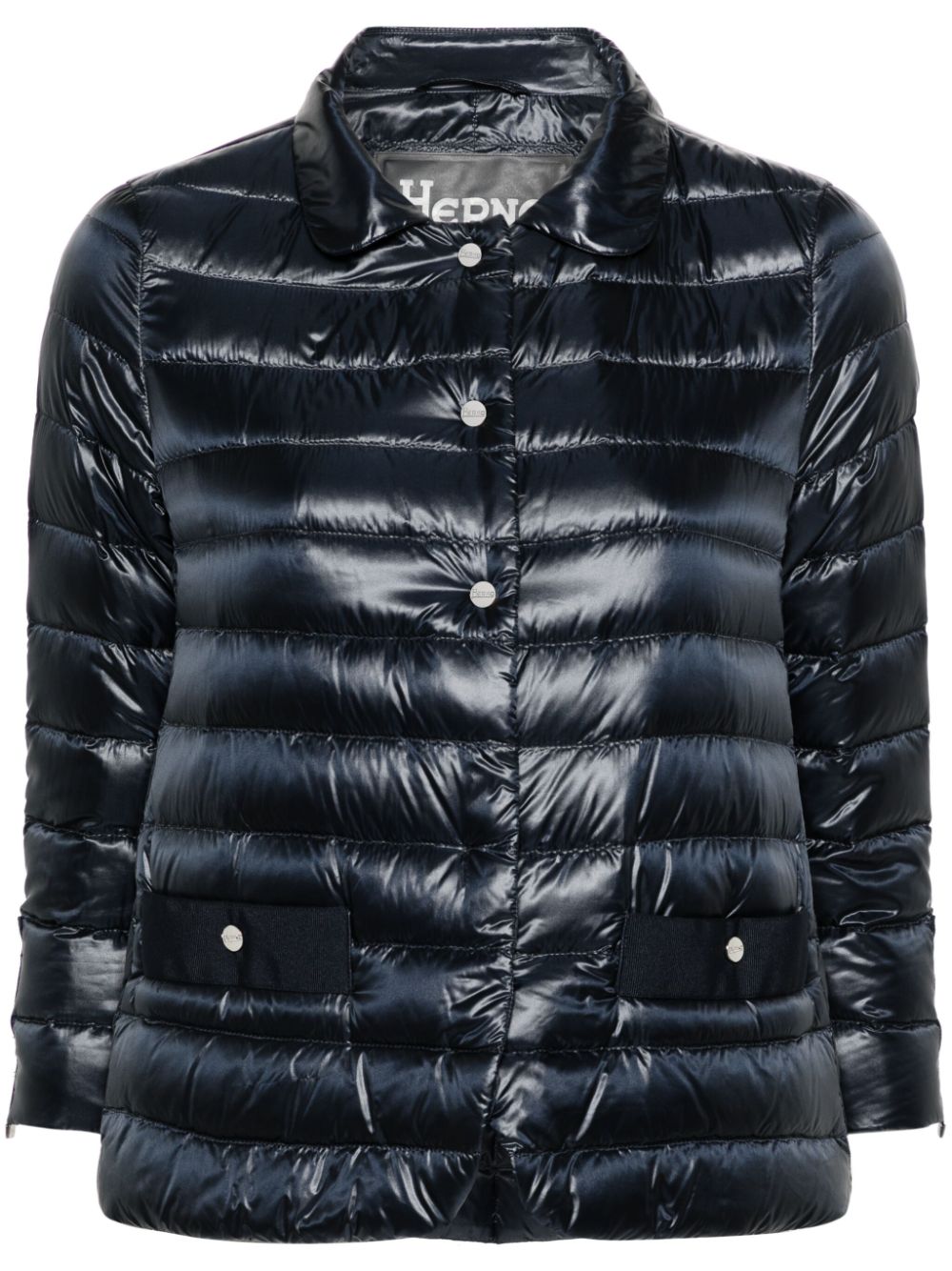 Herno cropped padded jacket - Blue von Herno