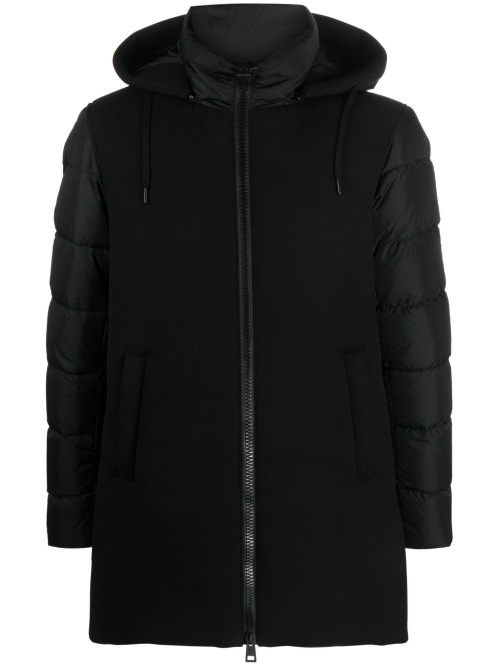 Herno detachable-hood padded parka - Black von Herno