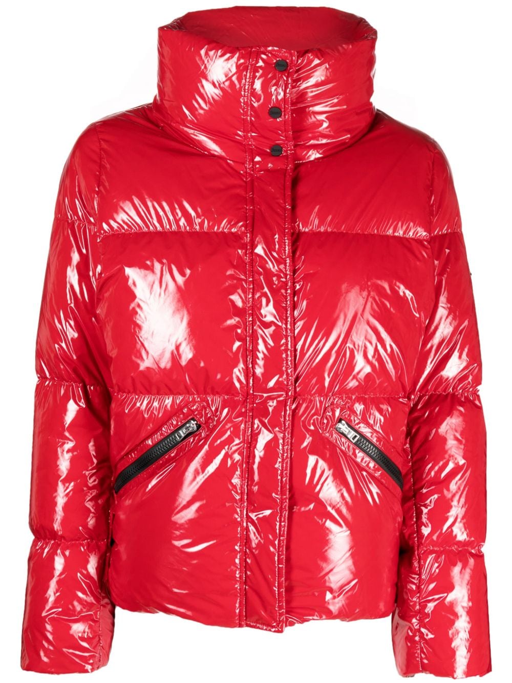 Herno funnel-neck puffer jacket - Red von Herno