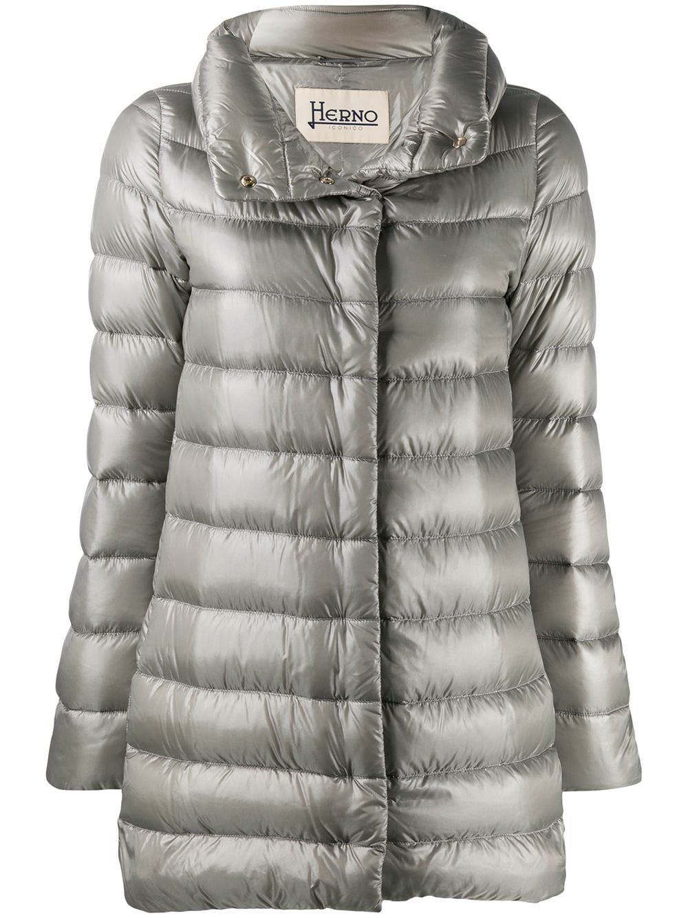 Herno goose-down parka coat - Grey von Herno