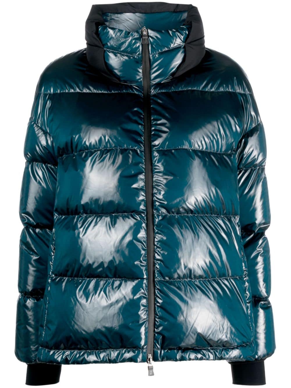 Herno high-neck padded jacket - Blue von Herno