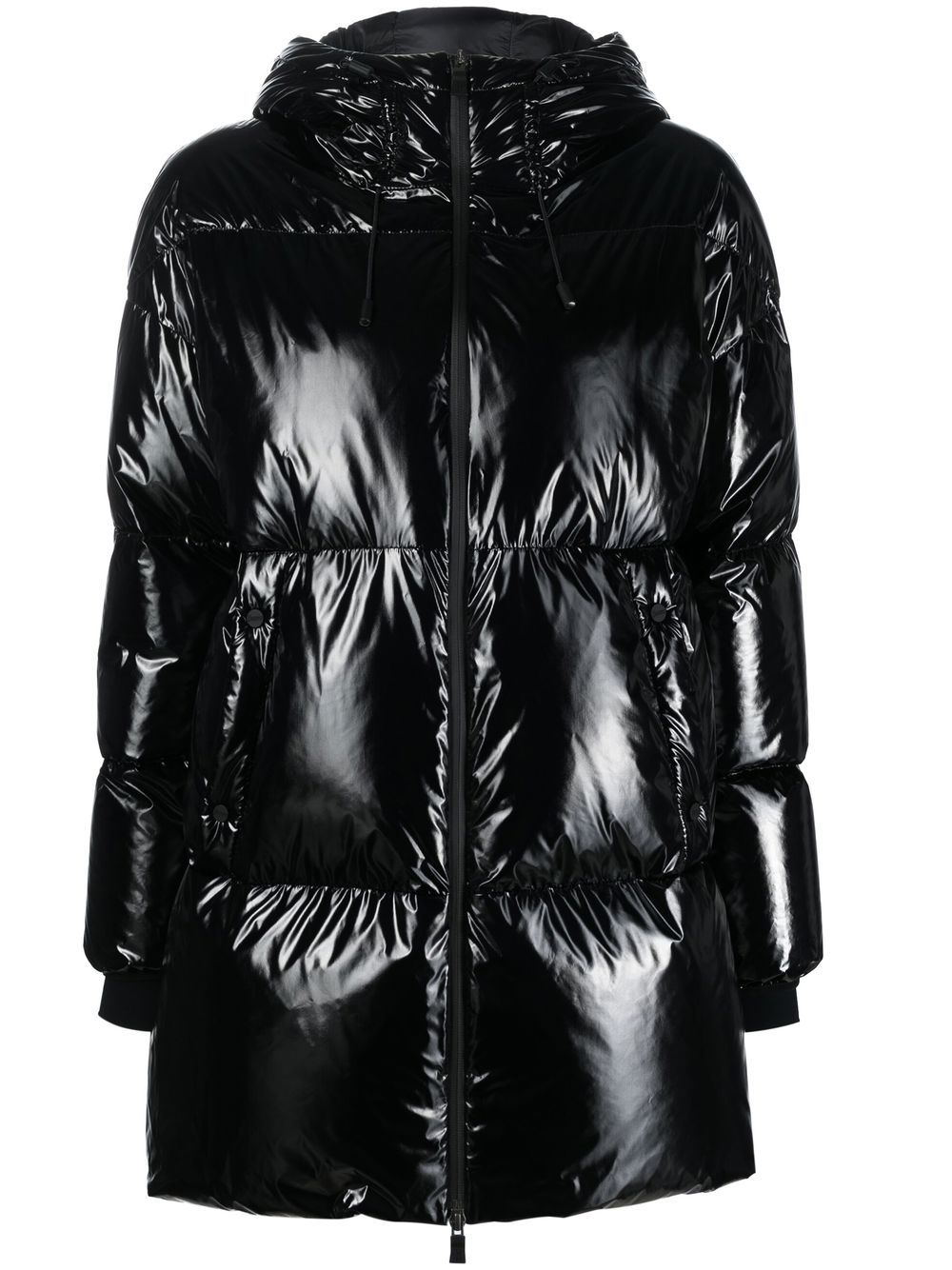 Herno high-shine puffer coat - Black von Herno
