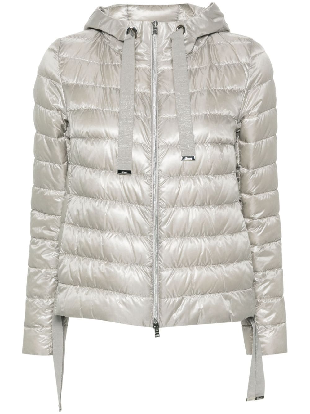 Herno hooded goose-down jacket - Grey von Herno