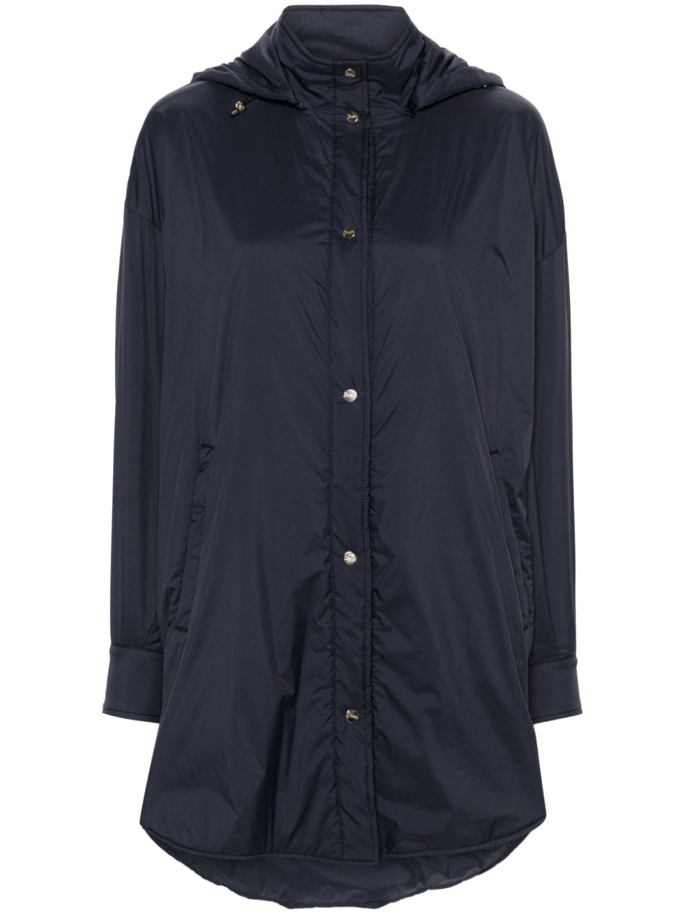 Herno hooded lightweight Parka coat - Blue von Herno