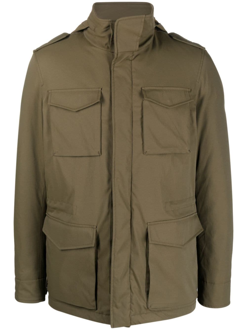 Herno hooded padded jacket - Green von Herno