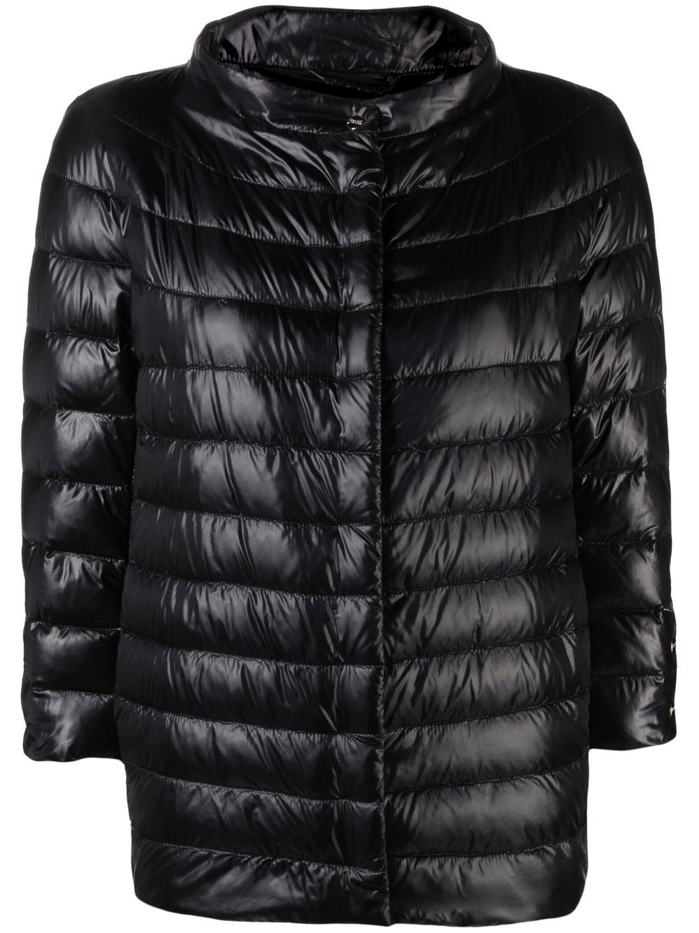 Herno mock-neck quilted puffer jacket - Black von Herno
