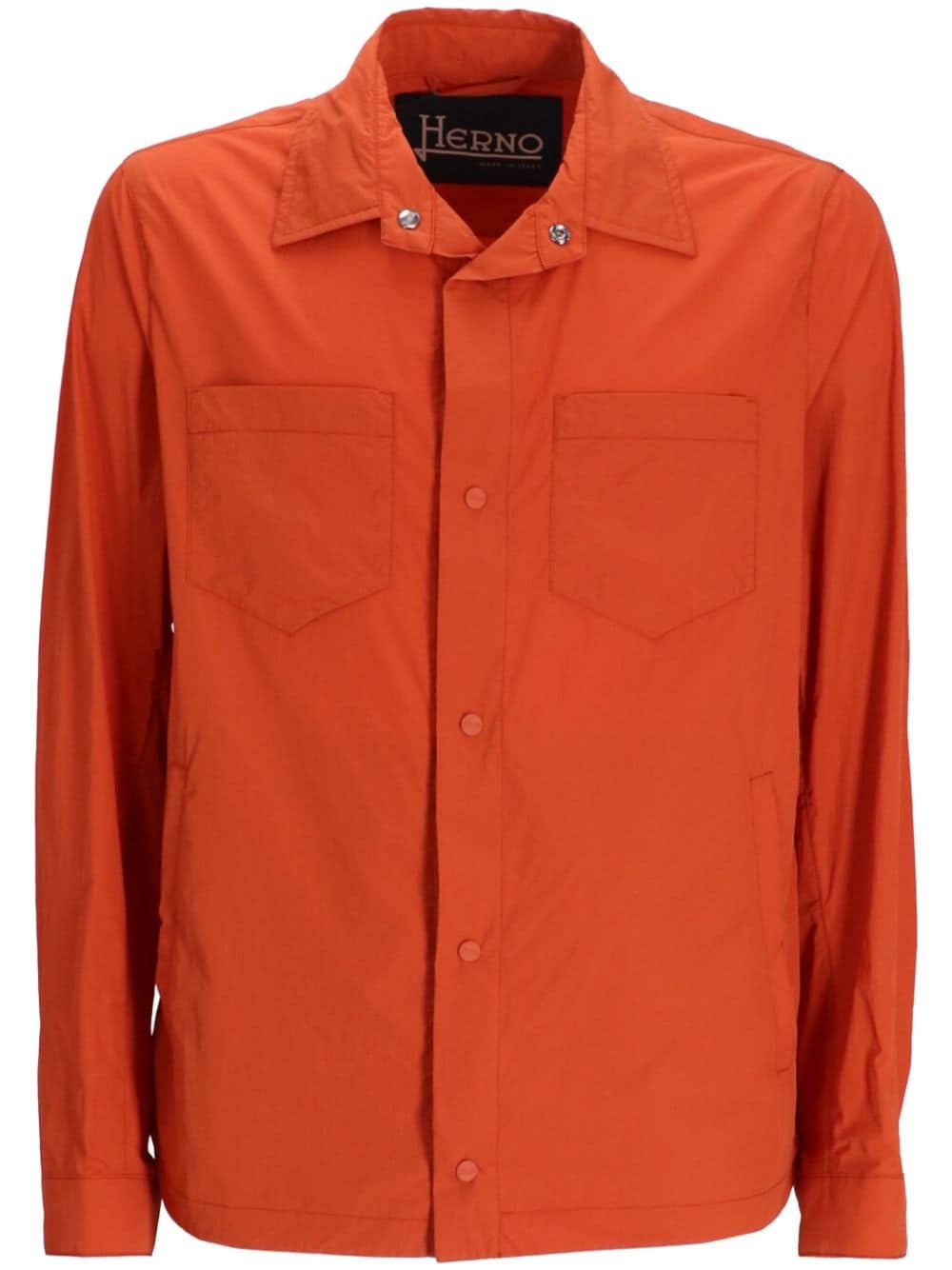 Herno multi-pocket press-stud shirt - Orange von Herno
