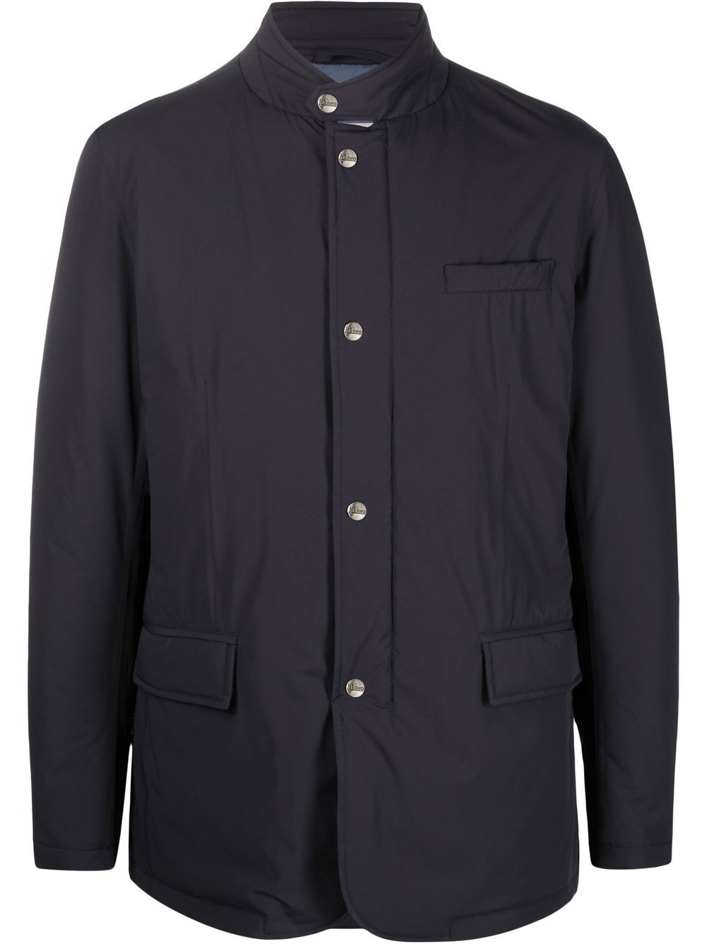 Herno packable press-stud jacket - Blue von Herno