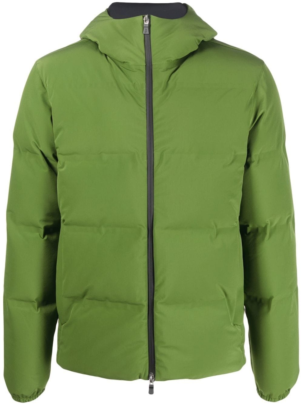 Herno padded zip-up hooded jacket - Green von Herno