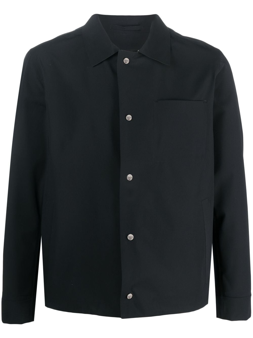 Herno plain shirt jacket - Black von Herno