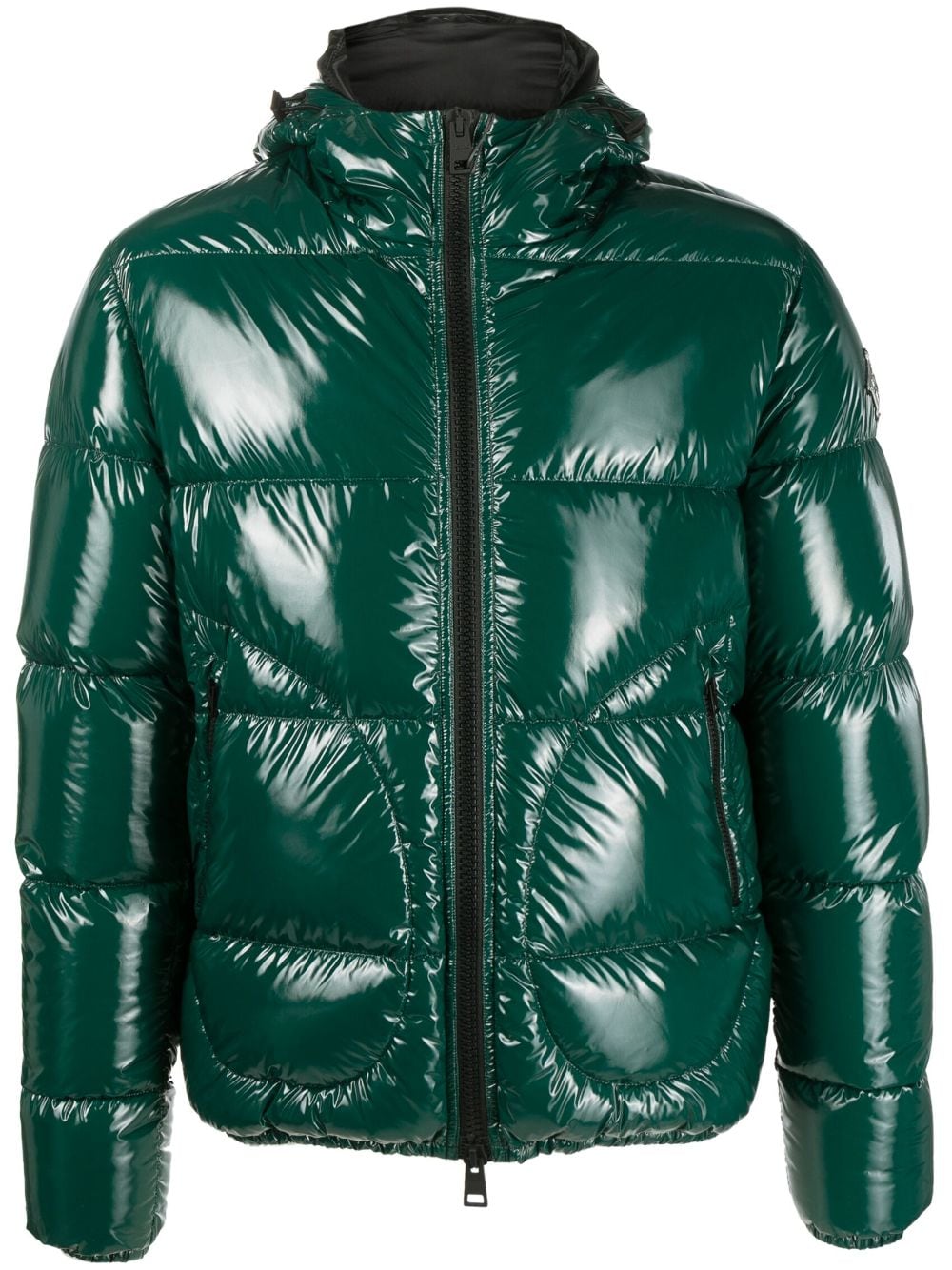 Herno polished-finish padded jacket - Green von Herno