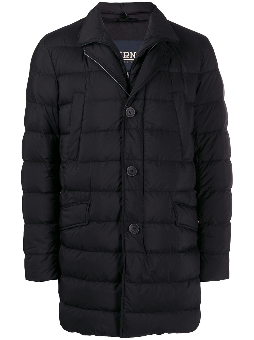 Herno quilted puffer coat - Blue von Herno