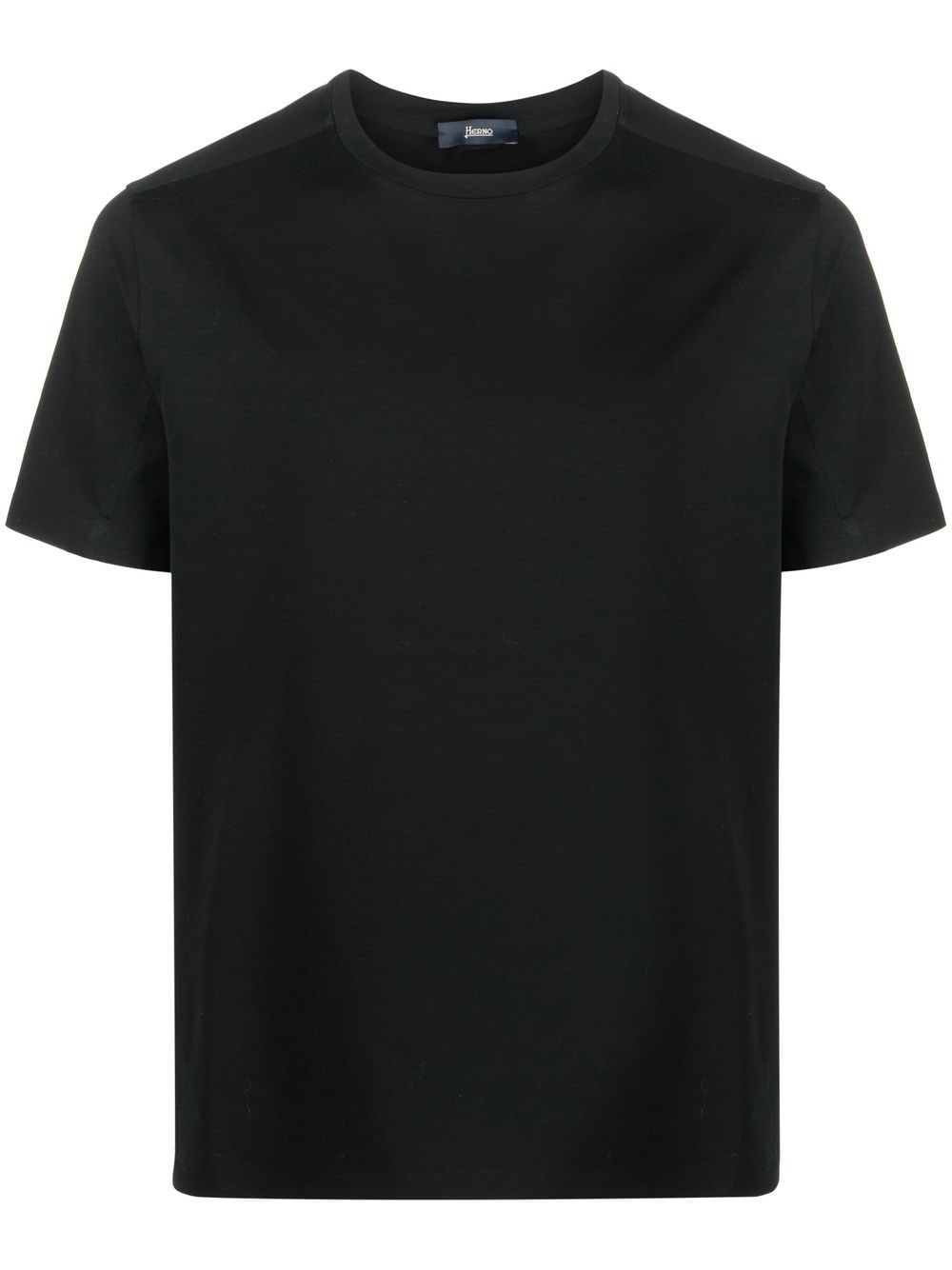 Herno short-sleeve cotton T-shirt - Black von Herno