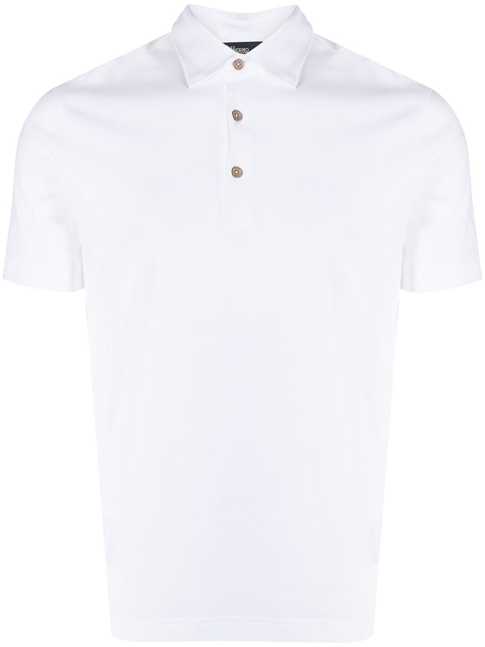 Herno short-sleeve polo shirt - White von Herno