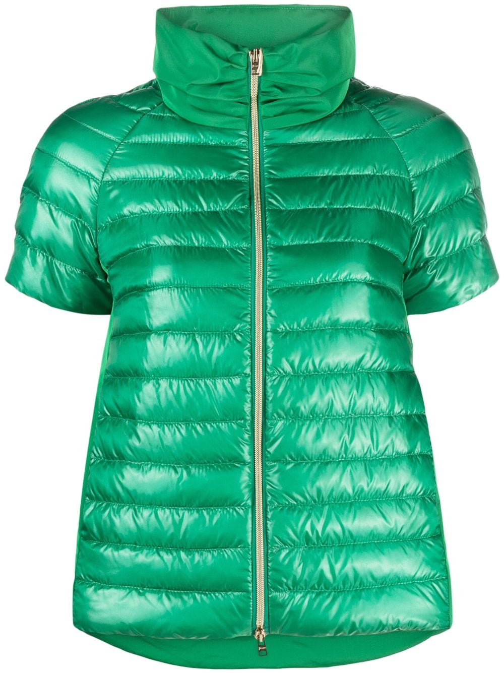 Herno short-sleeve quilted jacket - Green von Herno