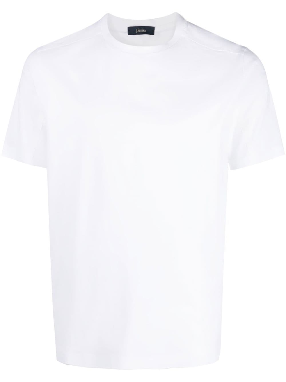 Herno shortsleeved crew neck T-shirt - White von Herno