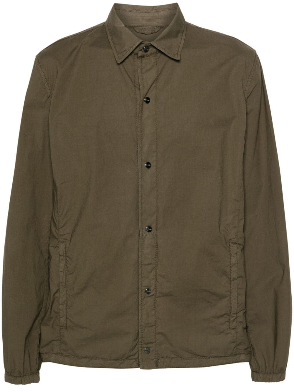 Herno zip-pockets shirt - Green von Herno