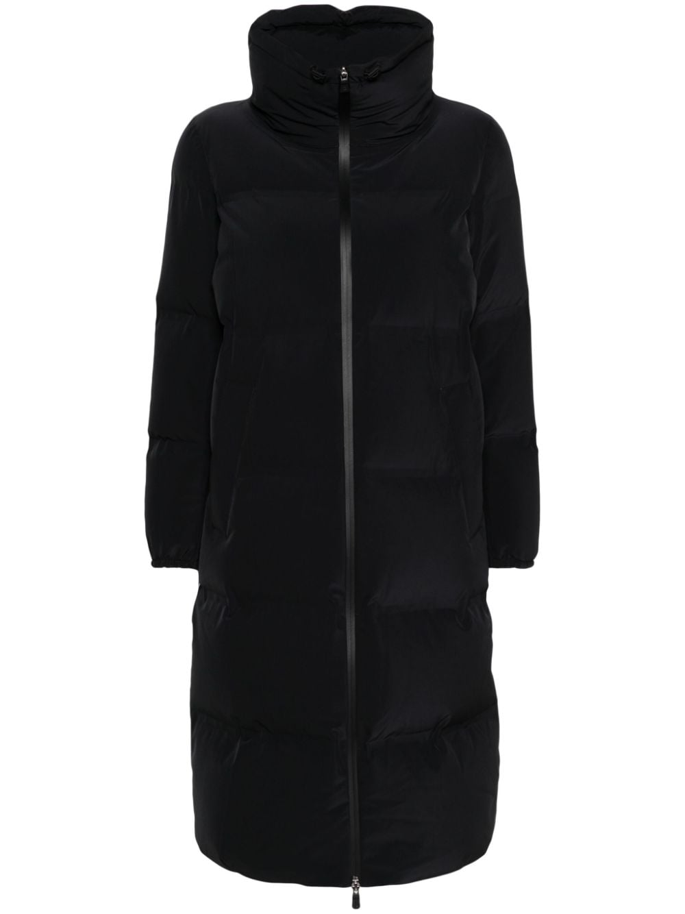 Herno zip-up padded coat - Black von Herno