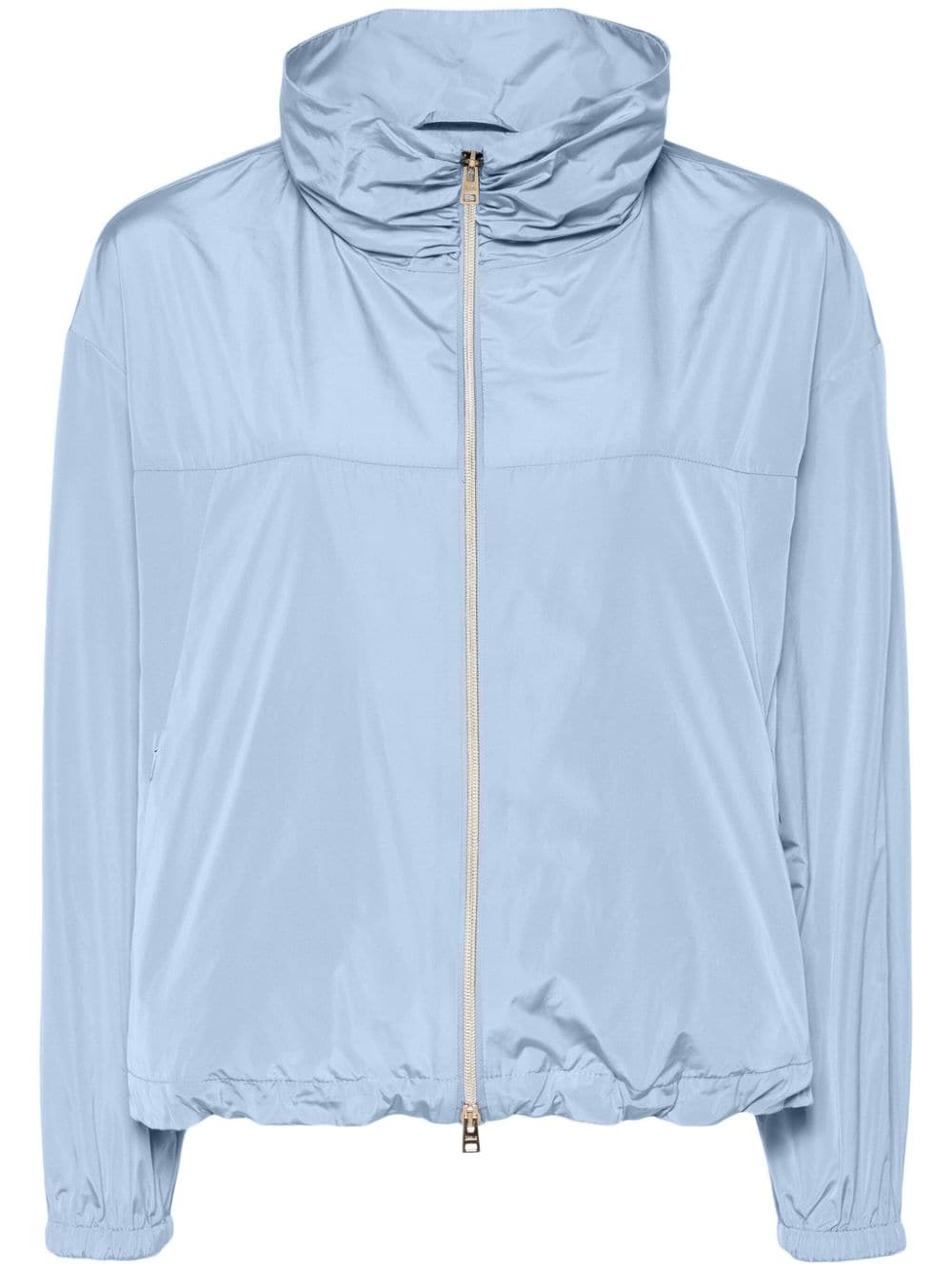 Herno zip-up taffeta lightweight jacket - Blue von Herno
