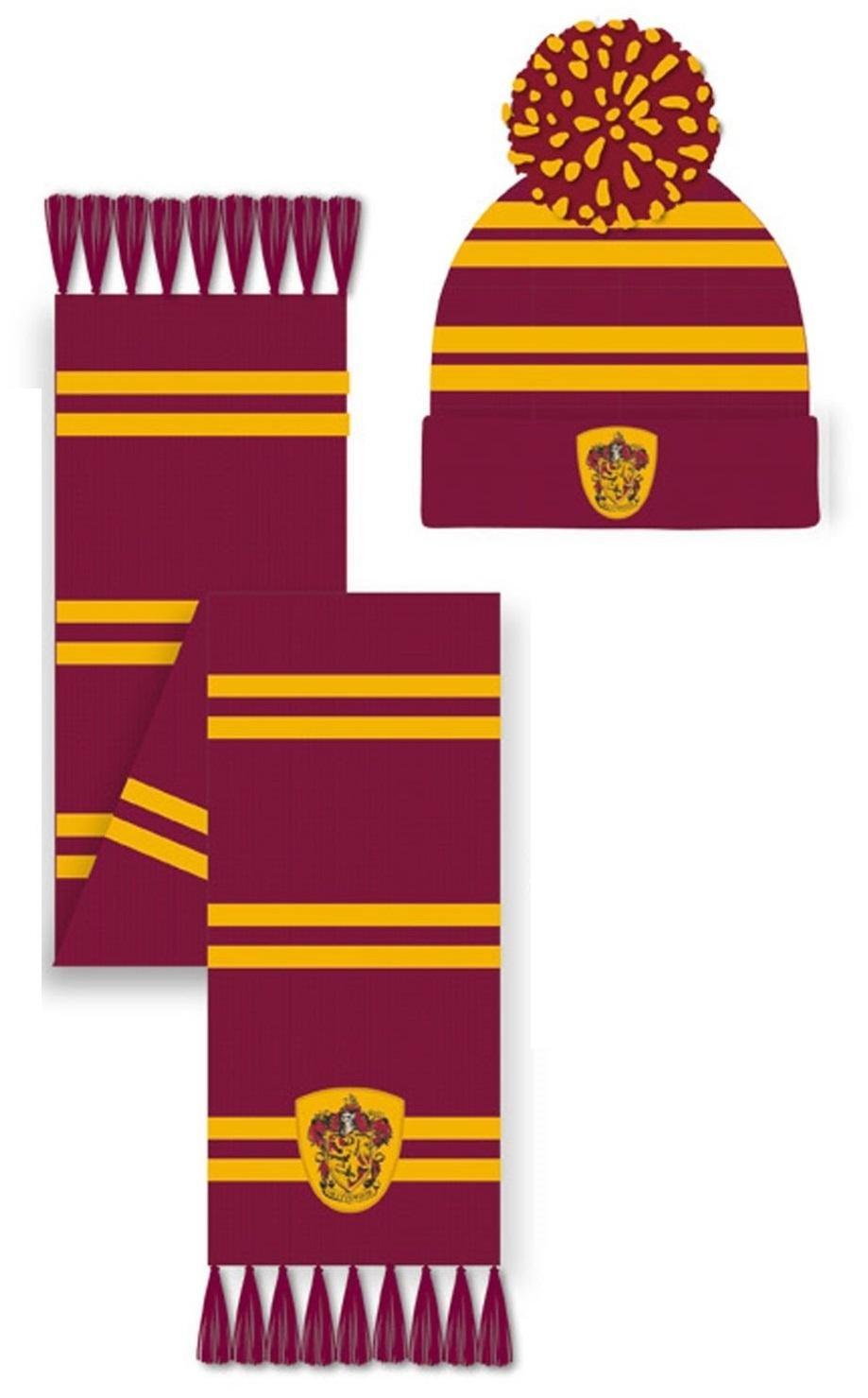 Schal & Handschuh - Harry Potter - Haus Gryffindor Mädchen Braun ONE SIZE von Heroes