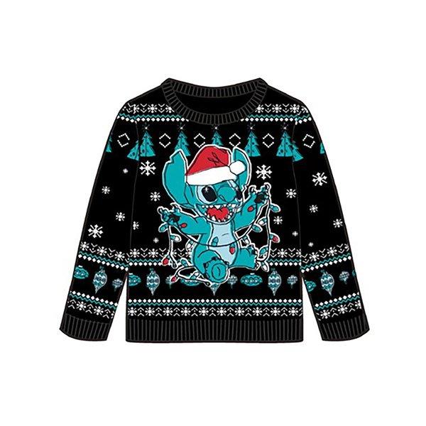 Weihnachtspullover Lilo & Stitch Jungen Multicolor 152-158 von Heroes