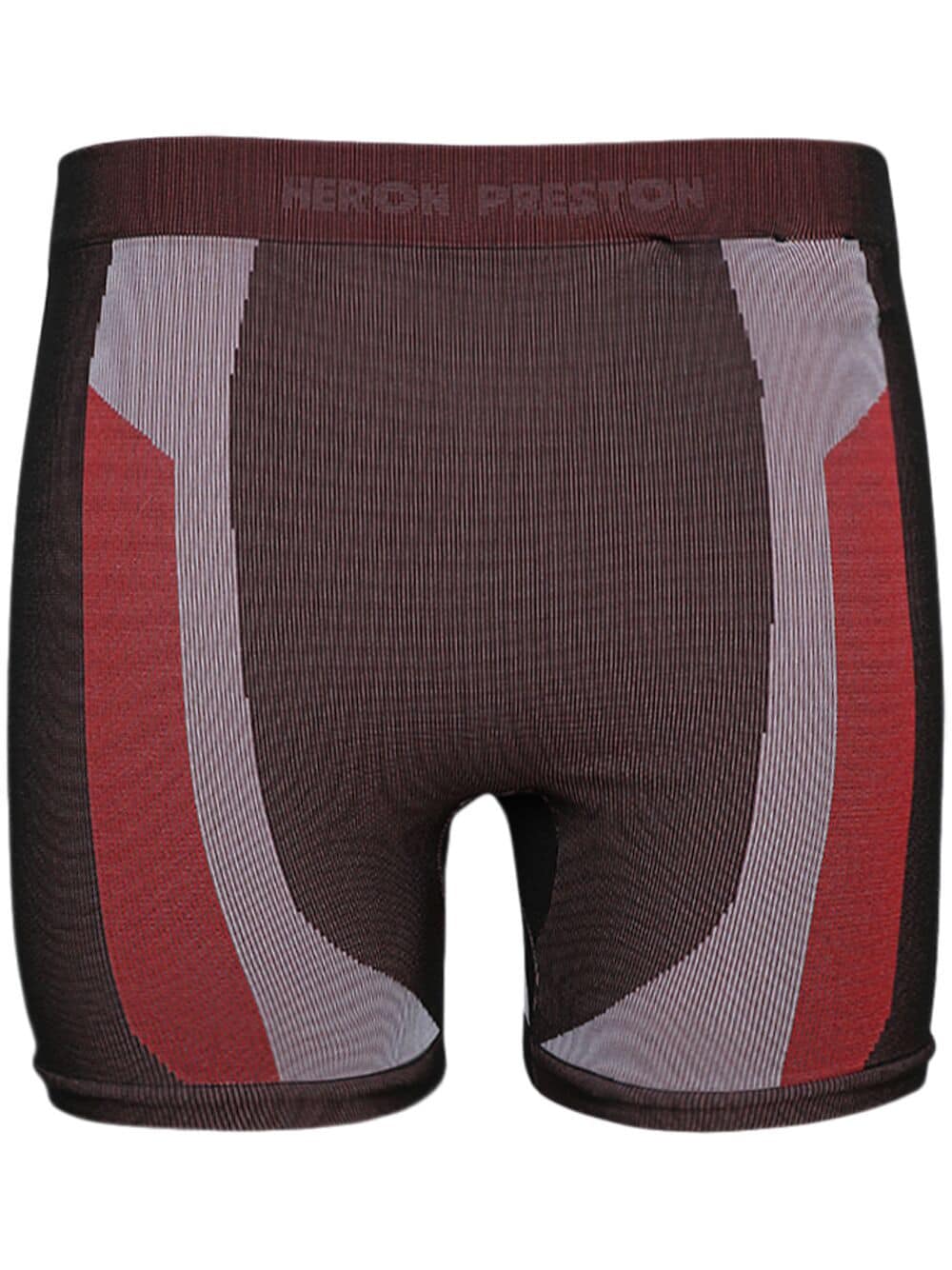 Heron Preston Ex-Ray 3D ribbing shorts - Black von Heron Preston