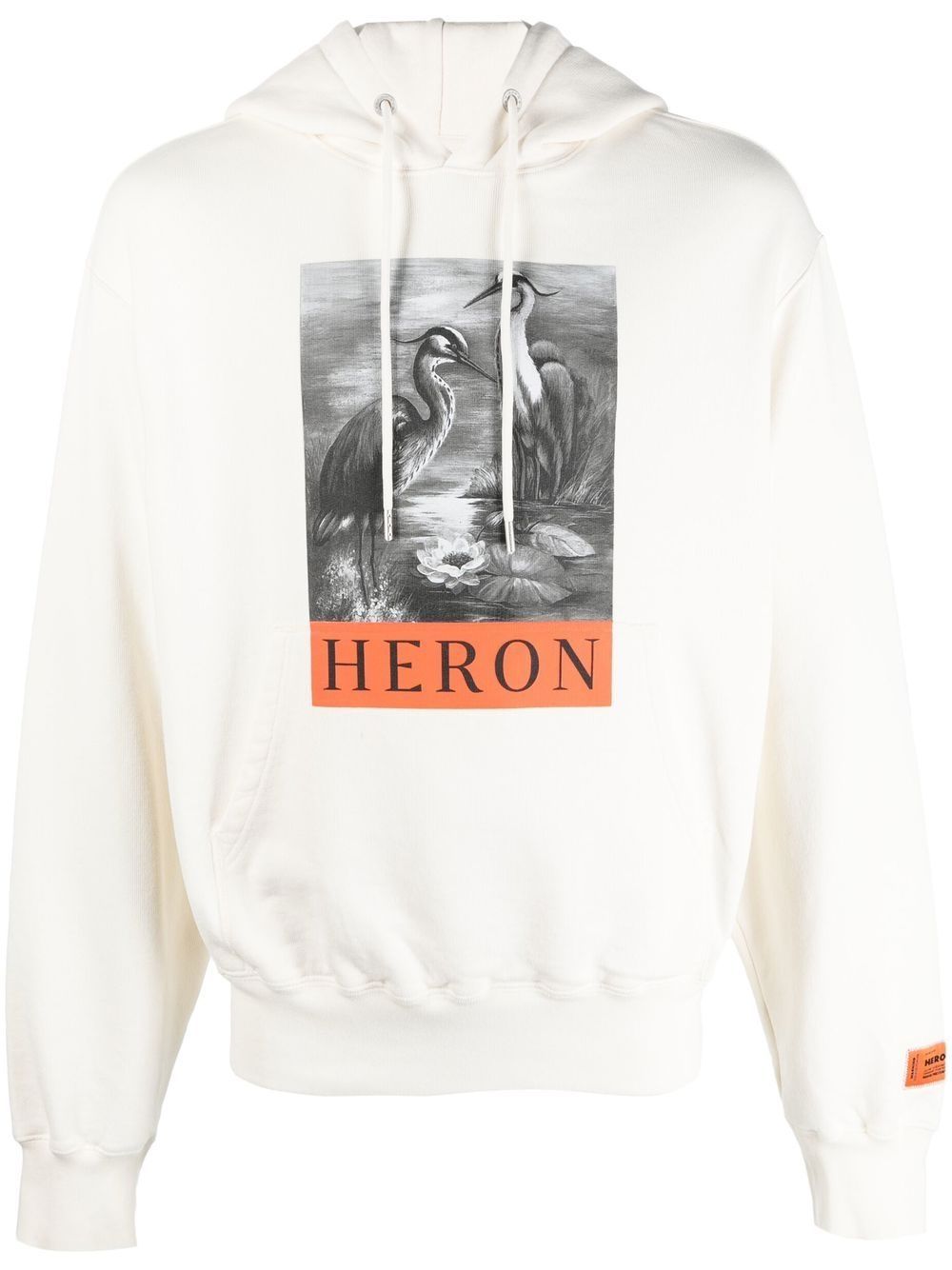 Heron Preston Halftone Heron hoodie - White von Heron Preston