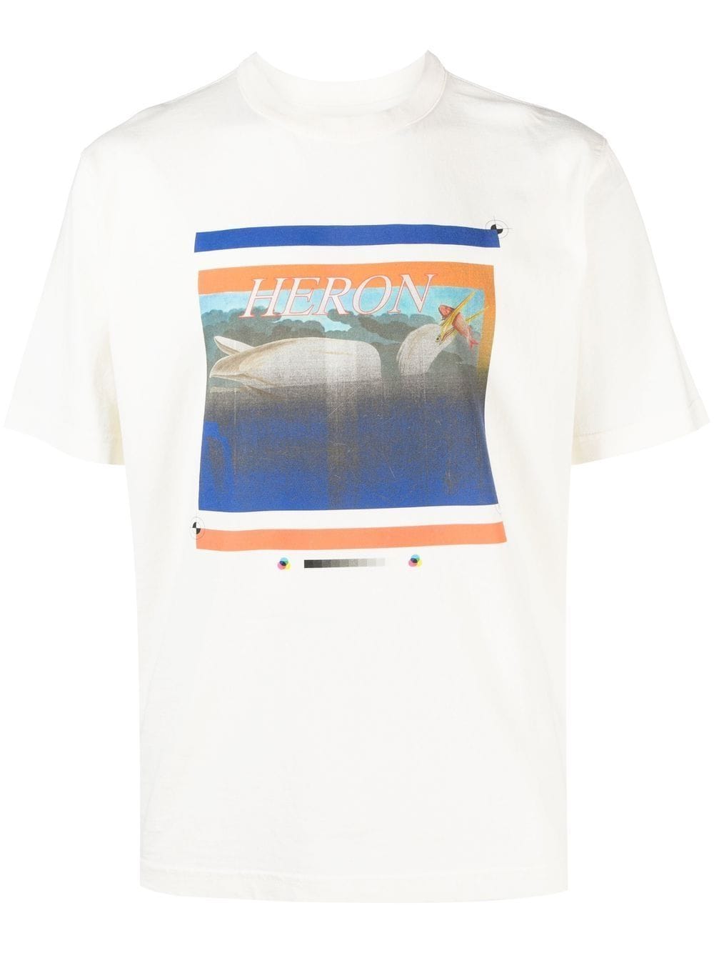 Heron Preston Misprinted graphic-print T-shirt - White von Heron Preston