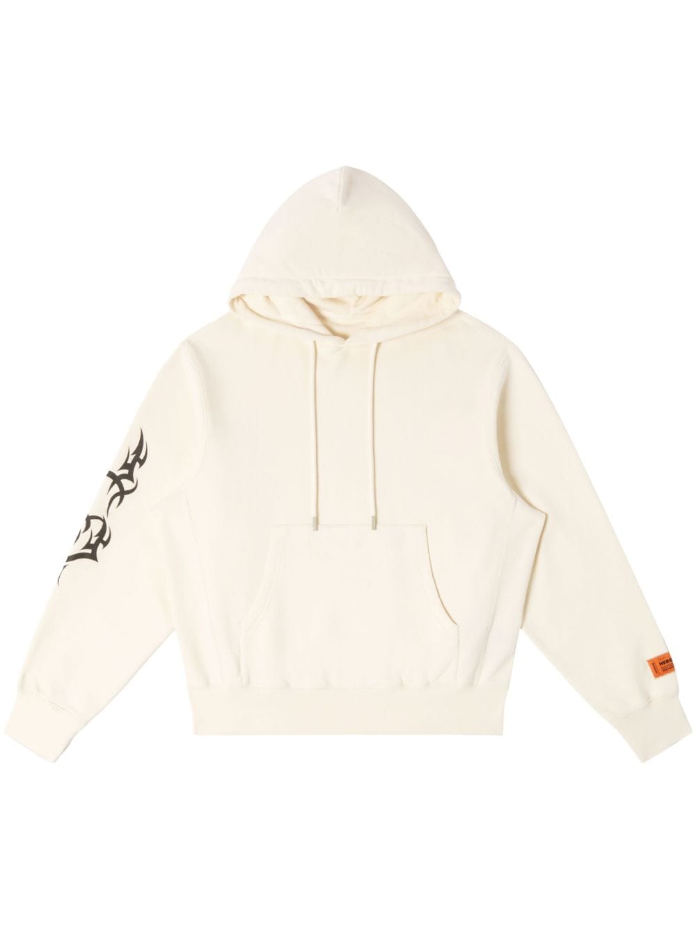 Heron Preston Tribal-print cotton hoodie - White von Heron Preston