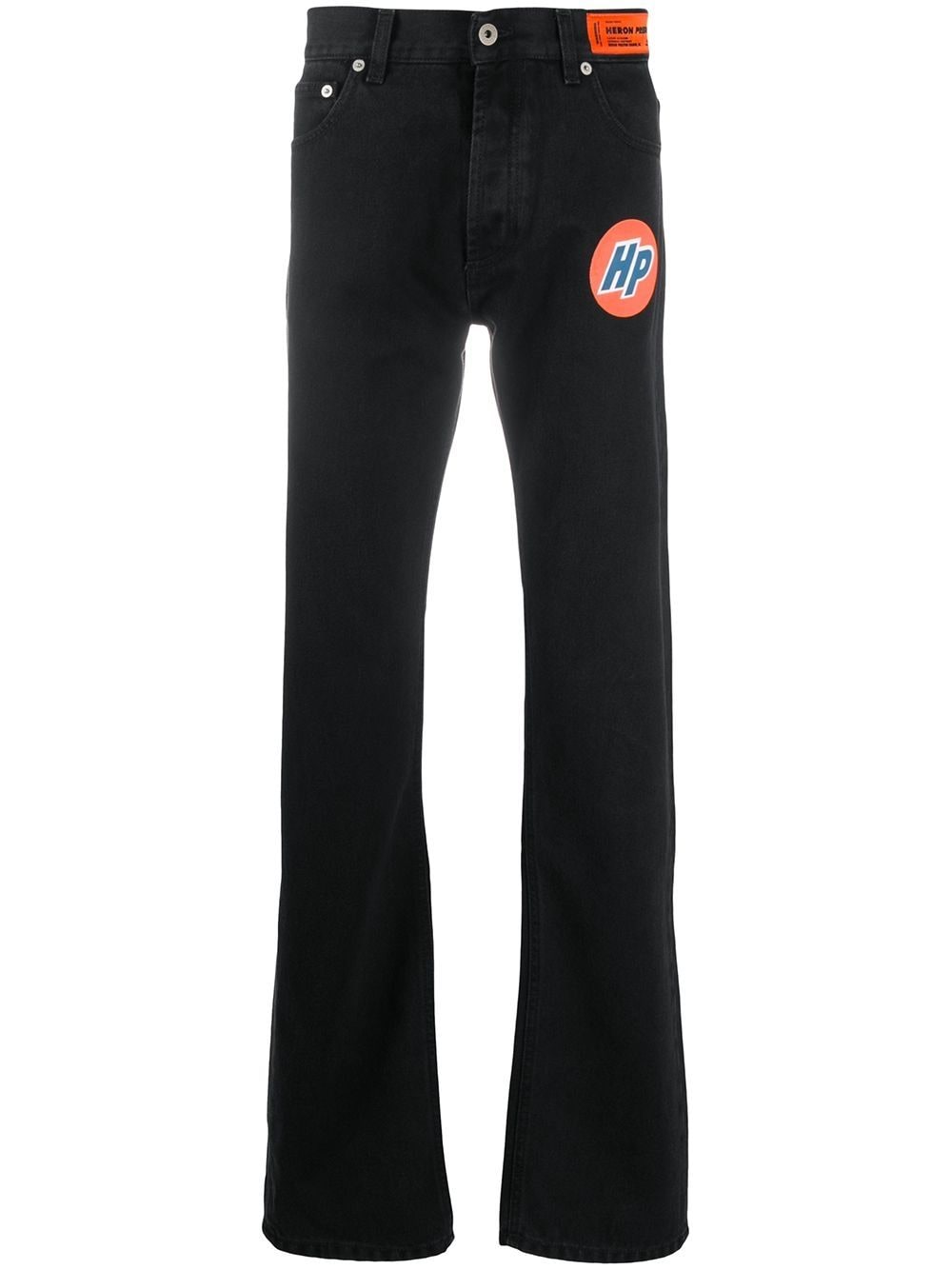 Heron Preston bootcut logo jeans - Black von Heron Preston