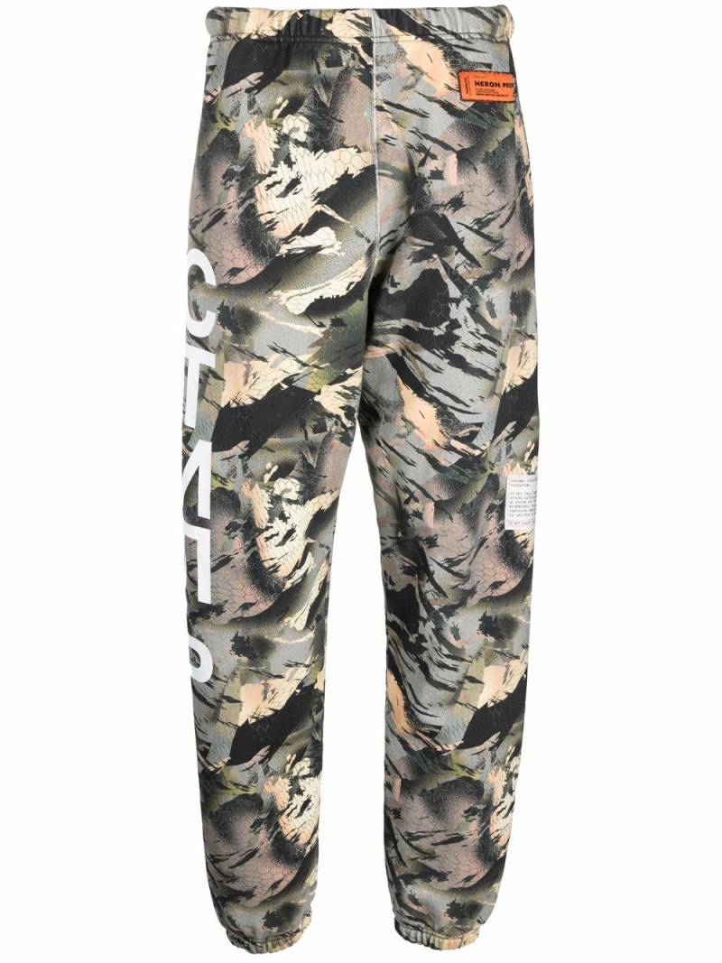 Heron Preston camouflage СТИЛЬ track pants - Green von Heron Preston