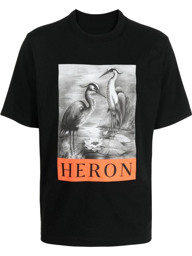 Heron Preston graphic-print cotton T-shirt - Black von Heron Preston