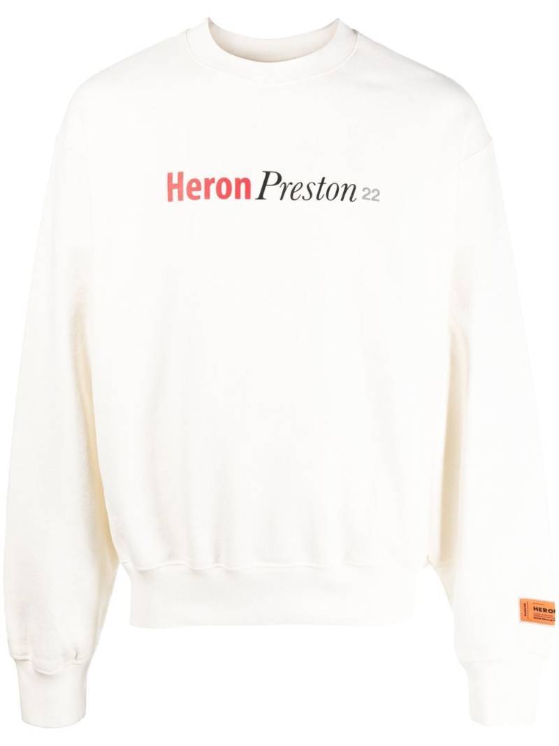 Heron Preston graphic-print sweatshirt - White von Heron Preston