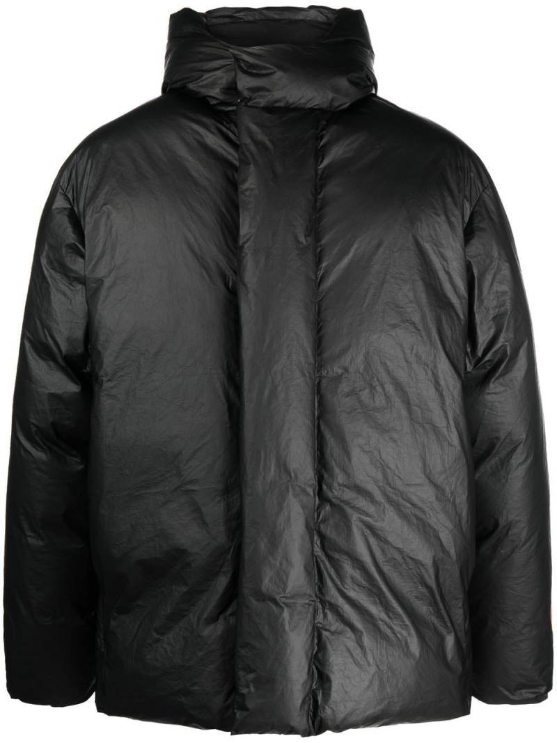 Heron Preston hooded puffer jacket - Black von Heron Preston