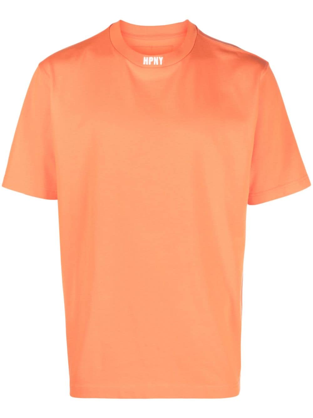 Heron Preston logo-embroidered cotton T-shirt - Orange von Heron Preston