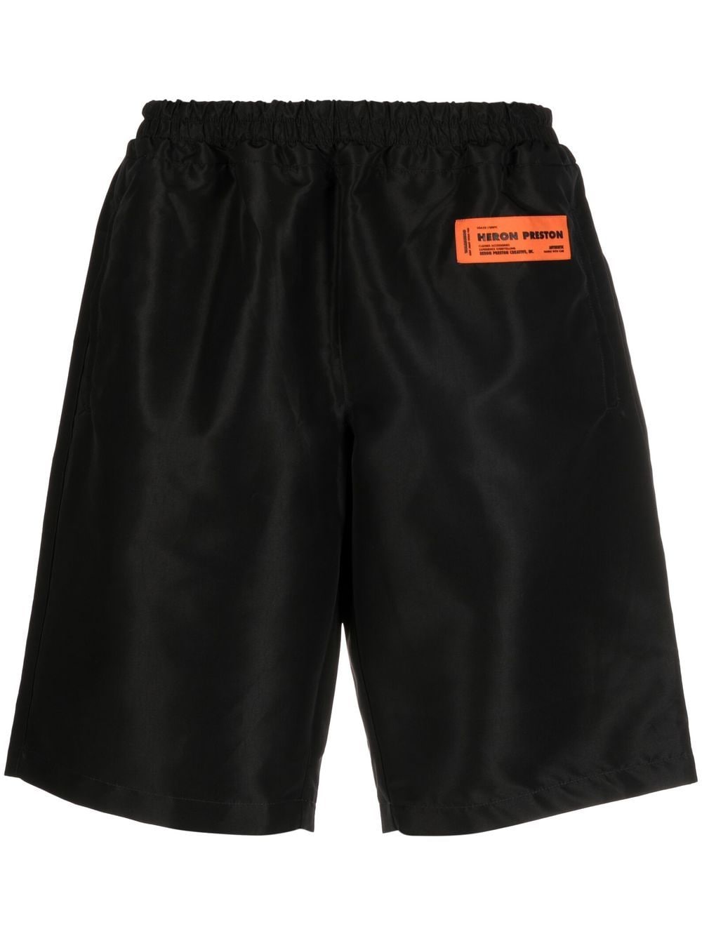 Heron Preston logo patch track shorts - Black von Heron Preston