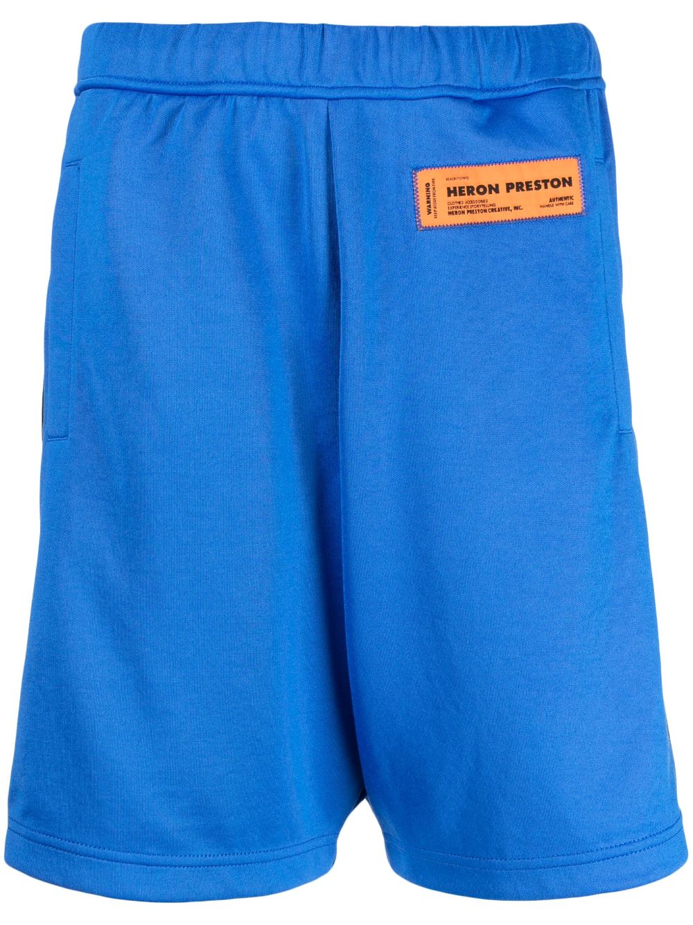 Heron Preston logo-patch track shorts - Blue von Heron Preston