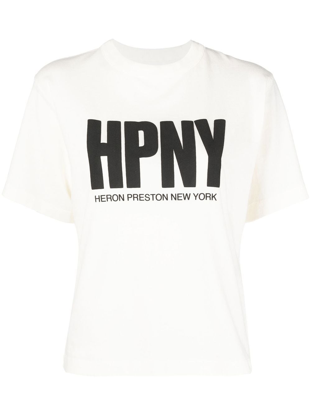 Heron Preston logo-print organic cotton T-shirt - White von Heron Preston