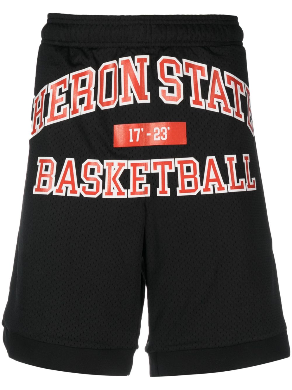 Heron Preston logo-print basketball shorts - Black von Heron Preston