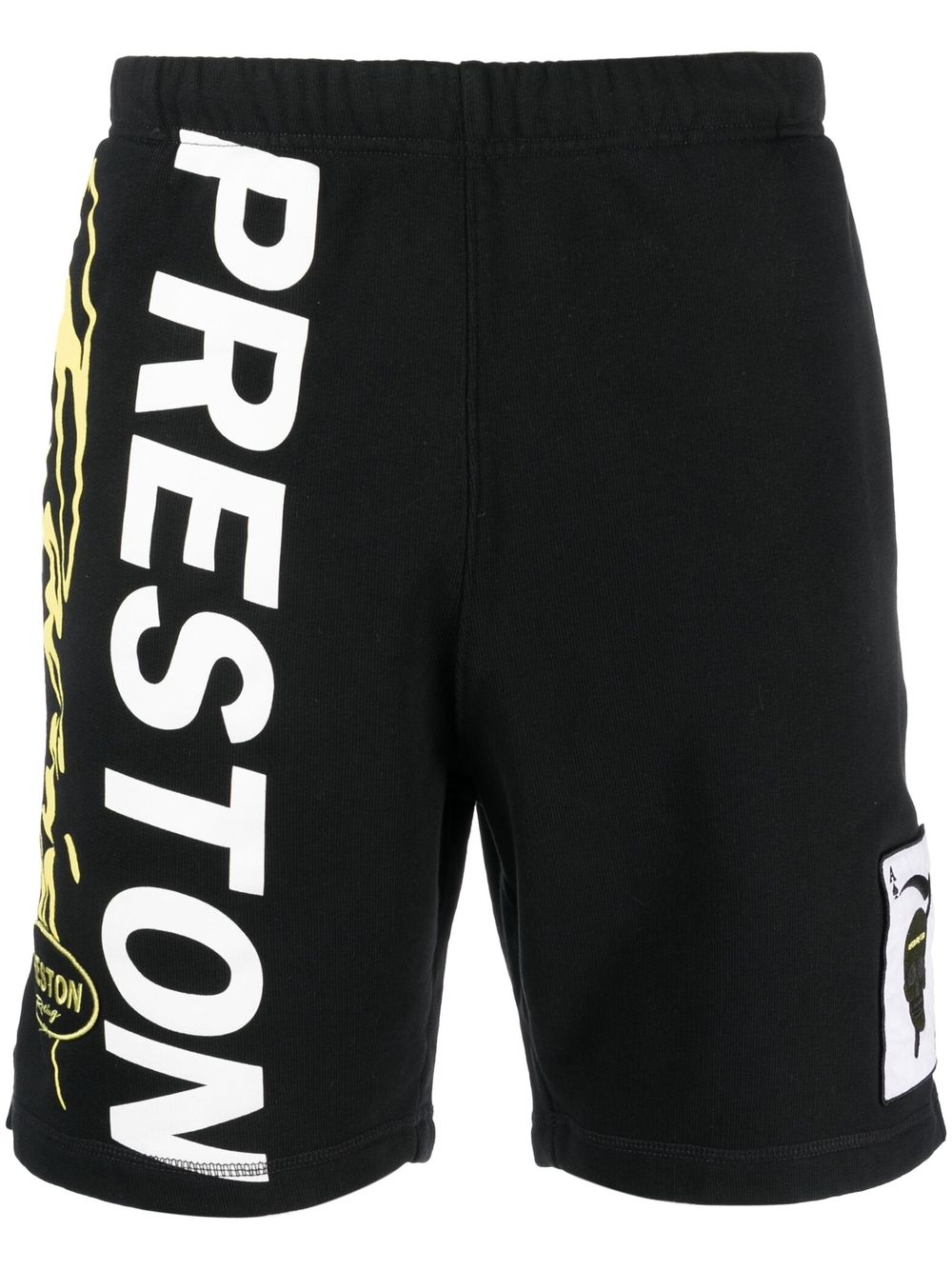 Heron Preston logo-print jersey track shorts - Black von Heron Preston