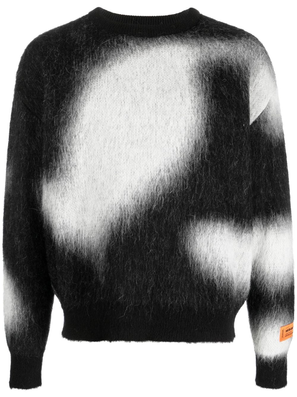 Heron Preston patterned intarsia knit jumper - Black von Heron Preston