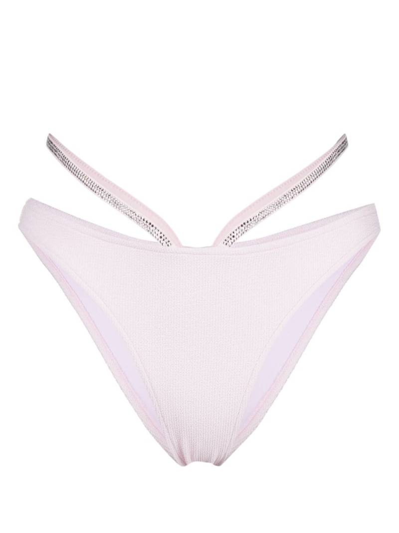 Heron Preston rhinestone-tape bikini bottoms - Pink von Heron Preston