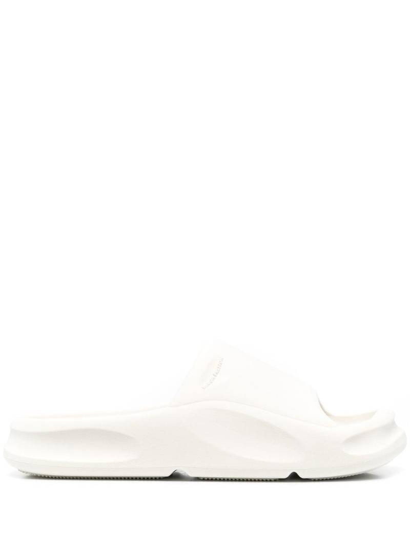 Heron Preston square-toe sliders - White von Heron Preston