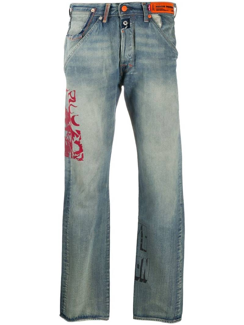 Heron Preston x Levi’s® 501 Concrete Jungle jeans - Blue von Heron Preston