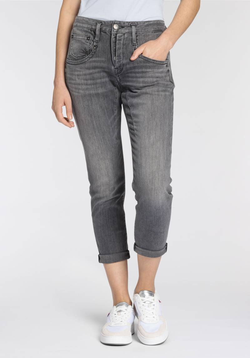 Herrlicher 5-Pocket-Jeans »Shyra Cropped Denim Black Light« von Herrlicher