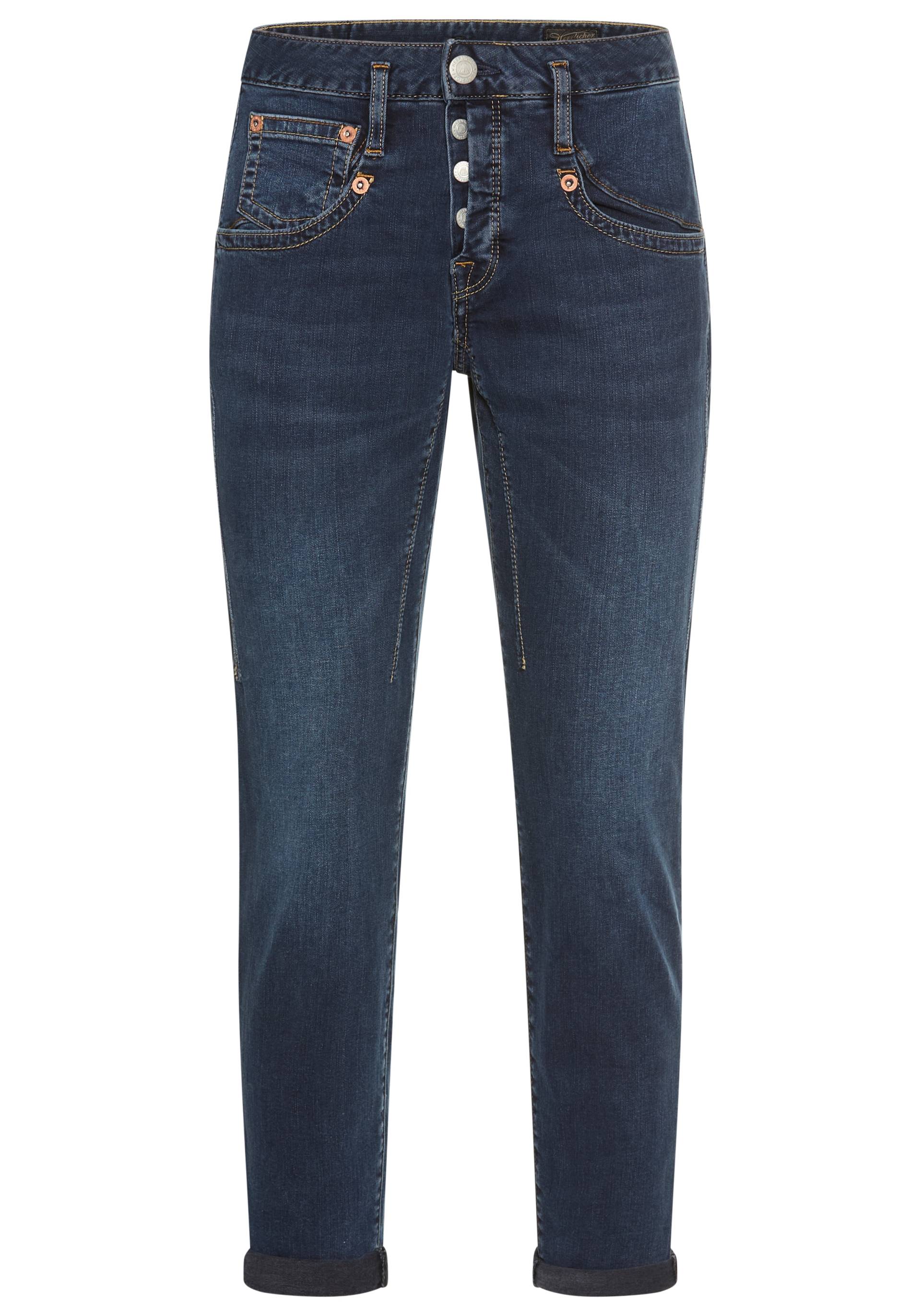 Herrlicher 7/8-Jeans »Shyra Cropped Denim Stretch«, mit halb verdeckter Knopfleiste von Herrlicher